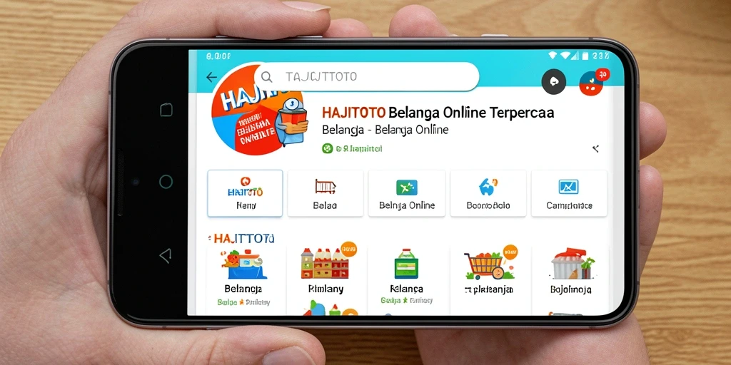 Tampilan antarmuka aplikasi HAJITOTO yang modern dan mudah digunakan.