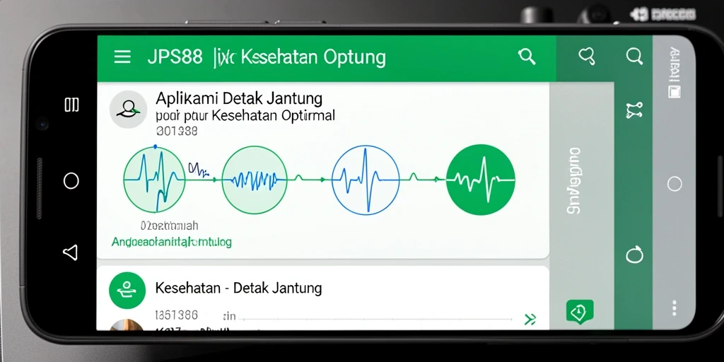 Tampilan antarmuka aplikasi JPS88 yang menarik dan informatif.