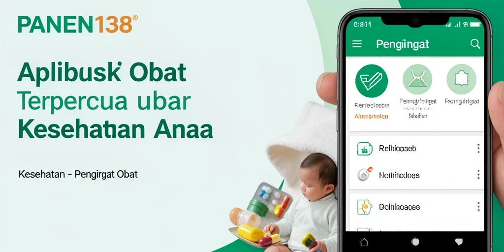 Tampilan antarmuka utama aplikasi Pengingat Obat PANEN138 yang user-friendly.