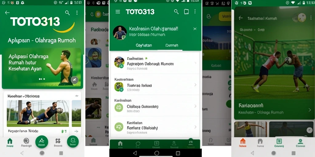 Tampilan antarmuka aplikasi TOTO313 yang menarik dan fungsional.