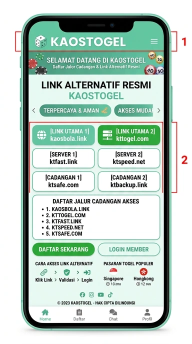 Link Alternatif Kaostogel untuk Pengguna Android Indonesia